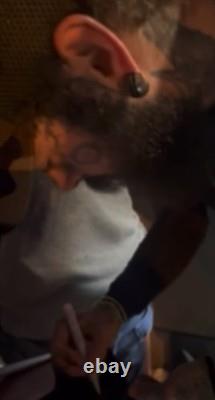 Post Malone autographed Hollywoods Bleeding vinyl signed inscribed Full name