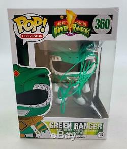 Power Rangers Green Ranger Funko POP Signed Jason David Frank