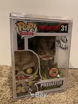 Predator (bloody) Sdcc Comic Con Exclusive Pop #31 Funko 2013 Signed