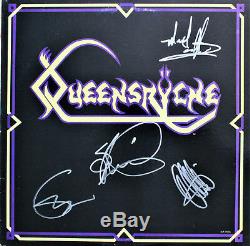 QUEENSRYCHE 1st EP SIGNED AUTOGRAPHED VINYL RECORD by 4