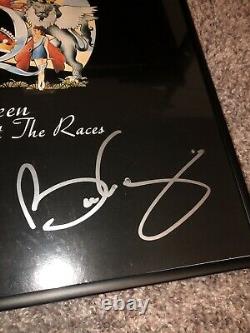 Queen Signed Autograph Framed Day At The Races Vinyl Brian May Roger Taylor Coa