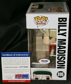 RARE Adam Sandler Autographed Signed Billy Madison Funko POP PSA JSA