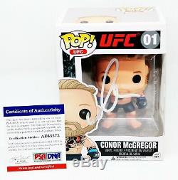 RARE CONOR McGREGOR Signed UFC MMA Figther Autographed Funko POP PSA JSA