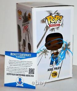 RARE! Eddie Murphy Signed Axel Foley Beverly Hills Cop Funko Pop Beckett PSA