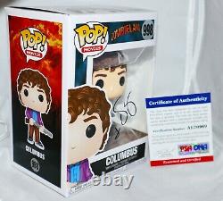 RARE Jesse Eisenberg Signed Autographed Zombieland Columbus Funko POP PSA JSA