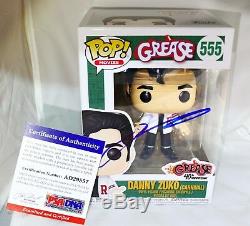 RARE John Travolta Signed Danny Zuko Grease Autograph Funko POP PSA JSA BAS