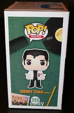 RARE John Travolta Signed Danny Zuko Grease Autograph Funko POP PSA JSA BAS