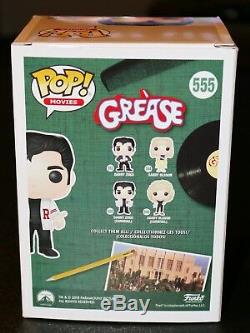 RARE John Travolta Signed Danny Zuko Grease Autograph Funko POP PSA JSA BAS