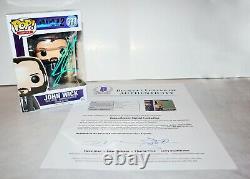 RARE KEANU REEVES Signed Autographed John Wick Funko Pop Beckett BSA PSA