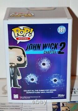 RARE KEANU REEVES Signed Autographed John Wick Funko Pop Beckett BSA PSA