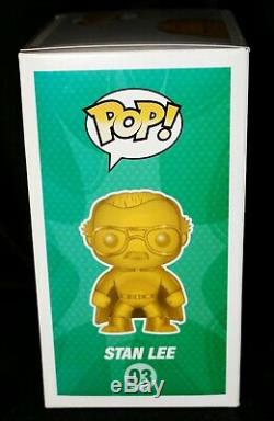 RARE Stan Lee Gold #03 Signed Collectibles. Com Exclusive Funko Pop PSA JSA