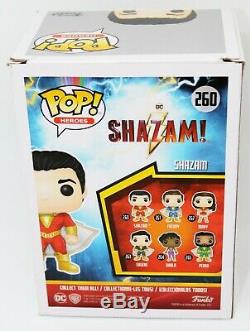 RARE Zachary Levi Signed Autographed Shazam! Shazam Funko POP PSA JSA BSA