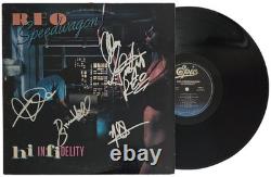 REO Speedwagon Signed Hi Infidelity Album COA Proof Autographed Vinyl Record