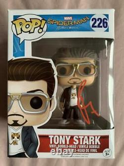 ROBERT DOWNEY JR. Tony Stark Autographed Signed Funko Pop! #226 Authentic LOA