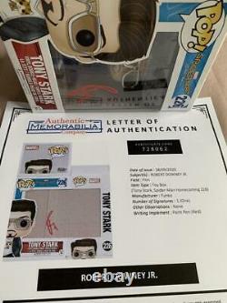 ROBERT DOWNEY JR. Tony Stark Autographed Signed Funko Pop! #226 Authentic LOA