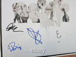 Radiohead signed record by 4 coa + Proof! Radiohead autographed album vinyl lp