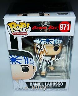 Ralph Macchio Signed Cobra Kai Karate Kid Daniel LaRusso Funko Pop Beckett PSA