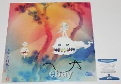 Rapper Kanye West Signed Kids See Ghosts Vinyl Album Record Lp Beckett Coa Bas