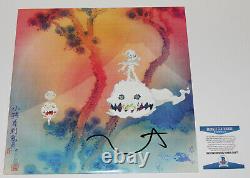 Rapper Kanye West Signed Kids See Ghosts Vinyl Album Record Lp Beckett Coa Bas