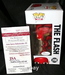 Rare Ezra Miller Signed The Flash Justice League Funko POP JSA Witness PSA