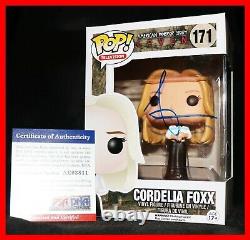 Rare Sarah Paulson Signed American Horror Story Cordelia Foxx Funko POP PSA
