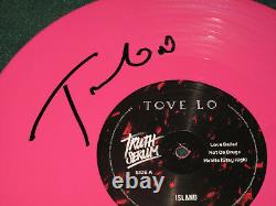 Rare TOVE LO signed Autographed TRUTH SERUM 10 PINK VINYL RSD PROOF COA