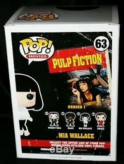 Rare Uma Thurman Signed Mia Wallace Pulp Fiction Funko Pop Psa Jsa