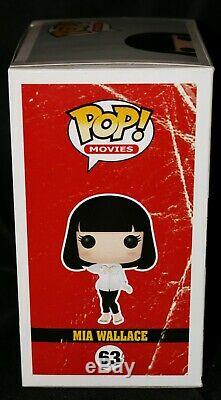 Rare Uma Thurman Signed Mia Wallace Pulp Fiction Funko Pop Psa Jsa