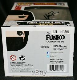 Rare Uma Thurman Signed Mia Wallace Pulp Fiction Funko Pop Psa Jsa