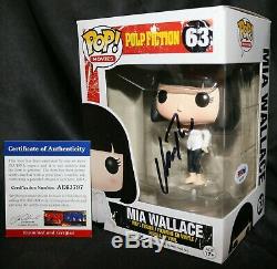 Rare Uma Thurman Signed Mia Wallace Pulp Fiction Funko Pop Psa Jsa