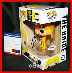 Rare Uma Thurman Signed The Bride Kill Bill Autograph Funko Pop Psa Jsa