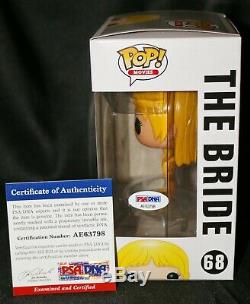 Rare Uma Thurman Signed The Bride Kill Bill Autograph Funko Pop Psa Jsa