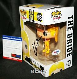 Rare Uma Thurman Signed The Bride Kill Bill Autograph Funko Pop Psa Jsa