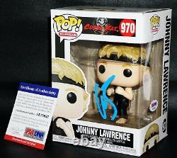 Rare William Zabka Signed Cobra Kai Karate Kid Johnny Lawrence Funko POP PSA