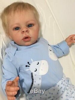 Reborn doll Dominic by Laura Tuzio Ross/signed COA/full Limbs/NEW