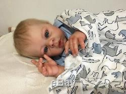 Reborn doll Dominic by Laura Tuzio Ross/signed COA/full Limbs/NEW