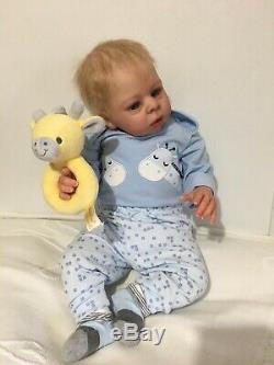 Reborn doll Dominic by Laura Tuzio Ross/signed COA/full Limbs/NEW