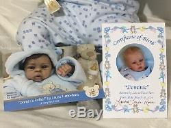 Reborn doll Dominic by Laura Tuzio Ross/signed COA/full Limbs/NEW