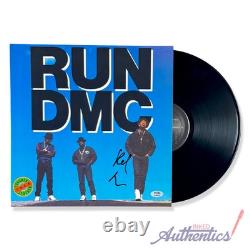 Rev Run Signed Autographed Vinyl LP Tougher Than Leather Run-DMC PSA/DNA Auth