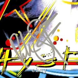 Rick Savage Signed Autographed Vinyl LP Hysteria Def Leppard PSA