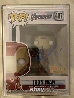 Robert Downey Jr. Ironman Autographed Funko Pop Marvel Iron Man PSA/DNA COA