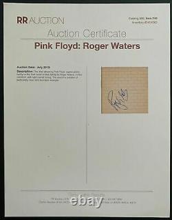 Roger Waters Signed Pink Floyd The Wall Vinyl Autograph Record 3 LOA Beckett