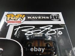 Roquan Smith Signed Autographed Vinyl Funko Pop 242 Baltimore Ravens NFL BAS COA