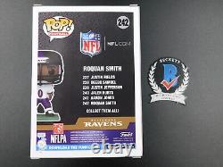 Roquan Smith Signed Autographed Vinyl Funko Pop 242 Baltimore Ravens NFL BAS COA