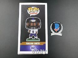 Roquan Smith Signed Autographed Vinyl Funko Pop 242 Baltimore Ravens NFL BAS COA