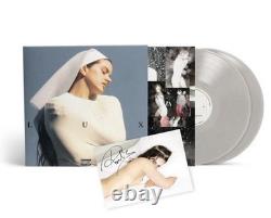 Rosalía LUX 2LP Clear Vinyl Record Signed Postcard