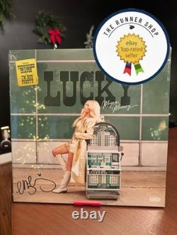 SHIPS NOW? AUTOGRAPHED SIGNED Megan Moroney LUCKY Green Vinyl LP SEALED JACKET
