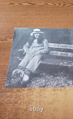 SIGNED 1970s VG/VG+ George Harrison Dark Horse 10008 LP33