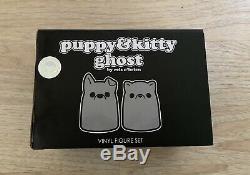 SIGNED BIMTOY TINY GHOST PUPPY KITTY SILVER Set Limited Edition NYCC 2018