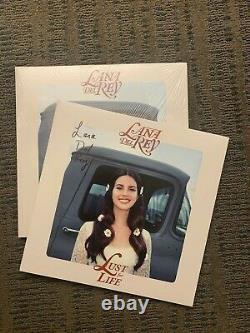 SIGNED Lana Del Rey Lust For Life Coke Bottle Clear Vinyl Record 2xLP Brand New